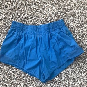 Women's Blue Athletic Shorts